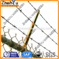 chain link fence top barbed wire strand manufacturers china